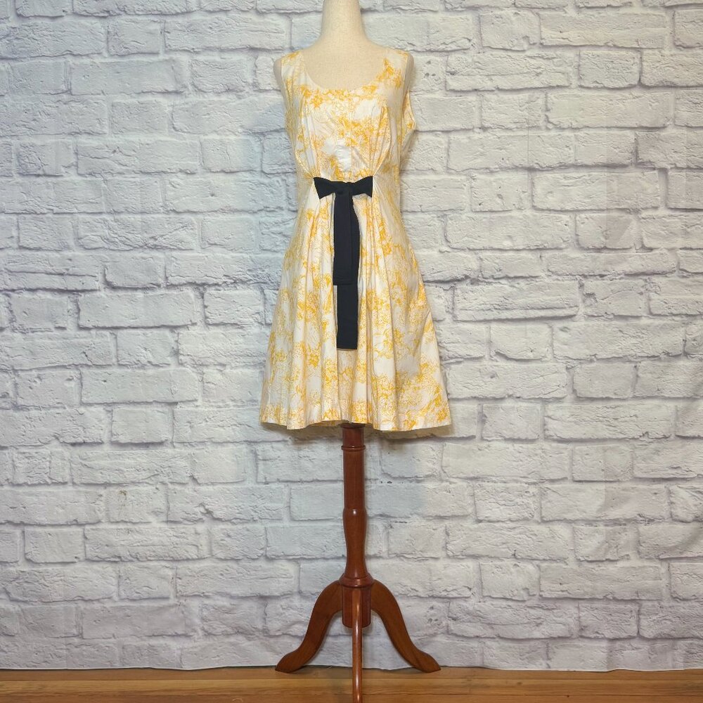 Kookai White & Marigold Floral Mini Dress